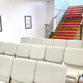 Chapel - Back of Chapel and view of chairs